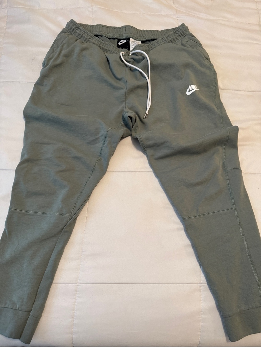 Mens Nike Sage Green Jogger Sweatpants- XL